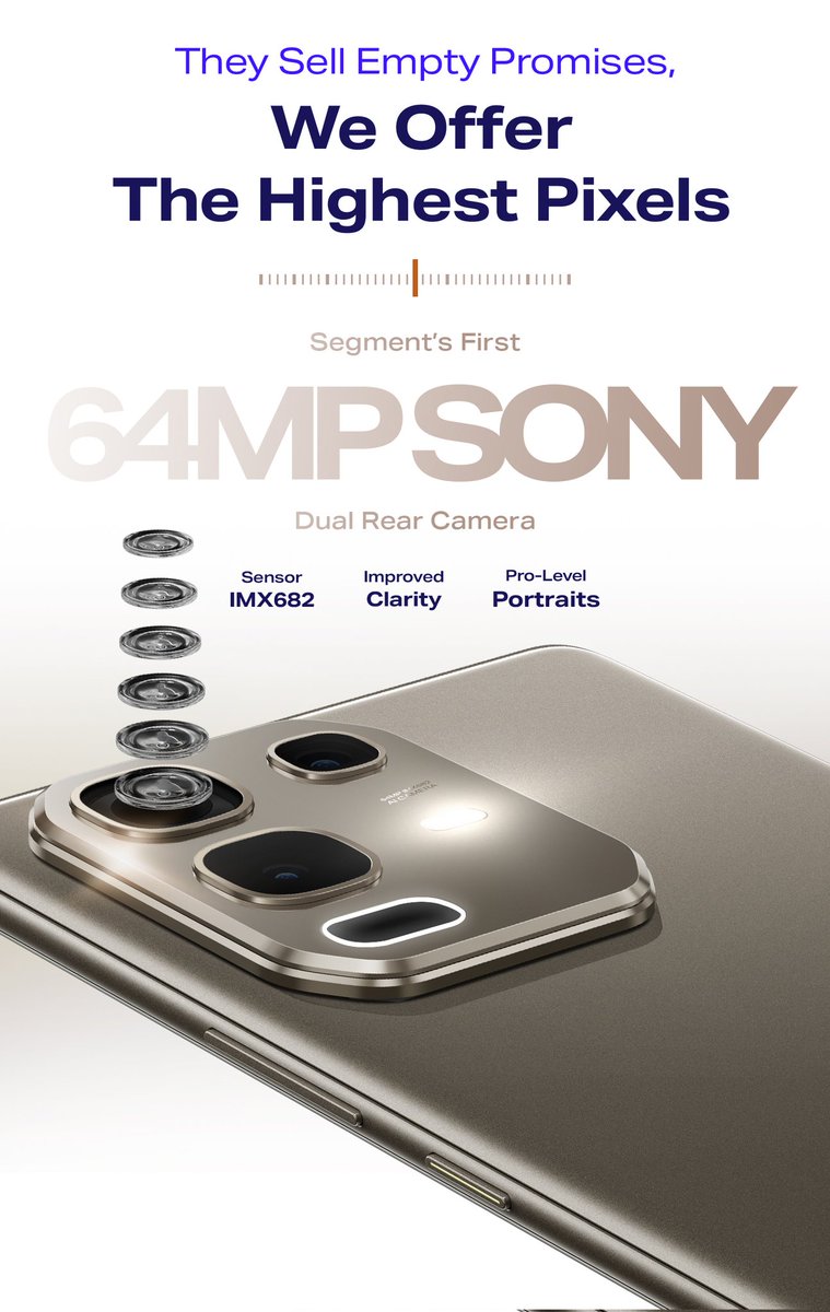 techaryan2610's tweet image. Hats Off You @InfinixIndia🔥
Really Doing A Great Job🔥
#InfinixNote50s 5G+ Launched in India🇮🇳 at 15K*

Gets:-
- 6.78&quot; FHD+ 144Hz 3D Curved AMOLED Display
- 64MP Main Rear📸, 13MP🤳
- Dimensity 7300 Ultimate🔥
- LPDDR5X, UFS 2.2
- Android 15
- 5500mAh🔋, 45W ⚡
- IP64 💧