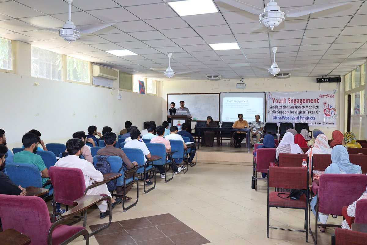 panah84's tweet image. #YouthEngagement &amp;amp; #Sensitization session to Mobilize Public Support For Higher #Taxes On #UltraProcessedProducts .
 PANAH YouthEmpowerment #educated #pakistani #healtherpakistan #awareness #youthwork 
#PunjabUniversityLahore Social Work Department