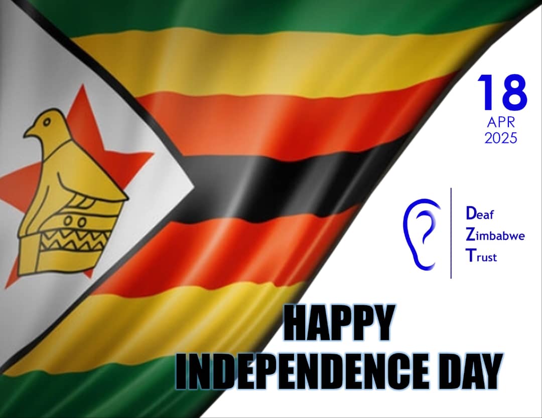 Deaf Zimbabwe Trust (@deafzimtrust) on Twitter photo Happy Independence Zimbabwe ๐ฟ๐ผ! Zimbabwe has come a long way since its independence. Let's continue to work towards a more inclusive society where people with disabilities have equal opportunities. #Zimbabwe #buildinginclusivecommunityforall
<a href="/ParliamentZim/">Parliament of Zimbabwe</a>
<a href="/HopeResurrect/">Hope Resurrect Trust</a> Happy Independence Zimbabwe ๐ฟ๐ผ! Zimbabwe has come a long way since its independence. Let's continue to work towards a more inclusive society where people with disabilities have equal opportunities. #Zimbabwe #buildinginclusivecommunityforall
<a href="/ParliamentZim/">Parliament of Zimbabwe</a>
<a href="/HopeResurrect/">Hope Resurrect Trust</a>