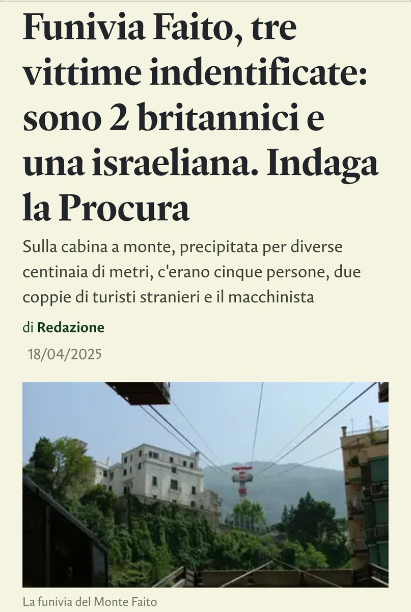 el_Racunas's tweet photo. Della serie "casualità molto casuali" ecco che, ogni volta che si stacca una cabina di funivia in Italia, ci sono sempre degli israeliani sopra... https://t.co/PojUqeoD8i