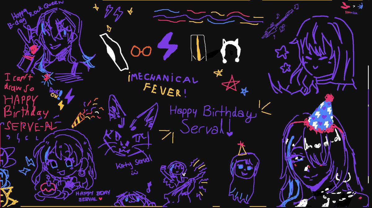 timely serval!! ⚡️💜 tweet media