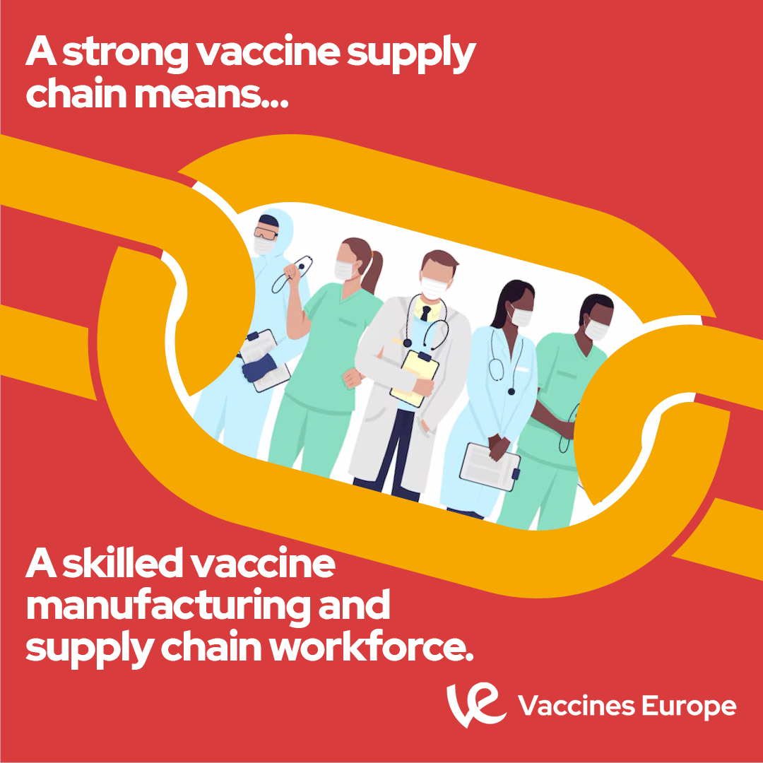 Vaccines couldn’t reach those who need them without the thousands of people involved in vaccine R&amp;D, manufacturing and regulatory evaluation. It is time to invest in upskilling the vaccine workforce across Europe bit.ly/47viT5i #WeWontRest