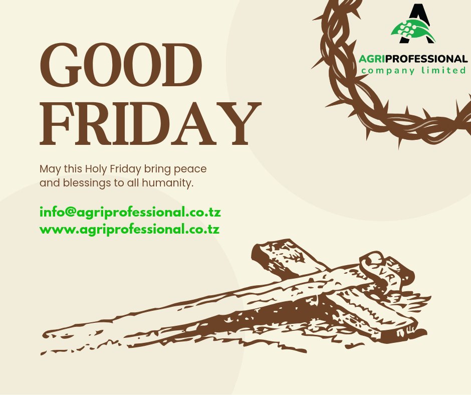 AgriProfession's tweet photo. Have a blessed Good Friday. https://t.co/J011CTJoHQ