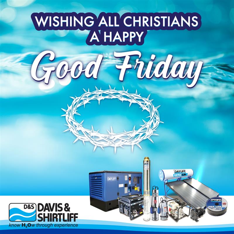 DayliffUG's tweet photo. Good Friday reminds us of the power of sacrifice and new beginnings. 

Today, we’re grateful for the trust you place in Davis &amp; Shirtliff and the opportunity to serve with integrity.
#GoodFriday https://t.co/8Da5MJOXRp