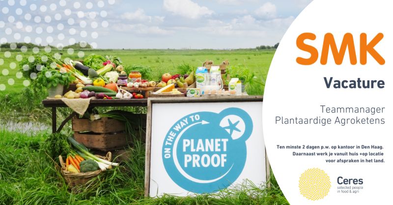 #vacature: Teammanager Plantaardige Agroketens bij Stichting Milieukeur, hybride; ten minste 2 dagen per week op kantoor in Den Haag #verduurzaming #plantaardigeproducten #certificering #aanspreekpunt #peoplemanager. Zie agriholland.nl/vacaturebank/4…