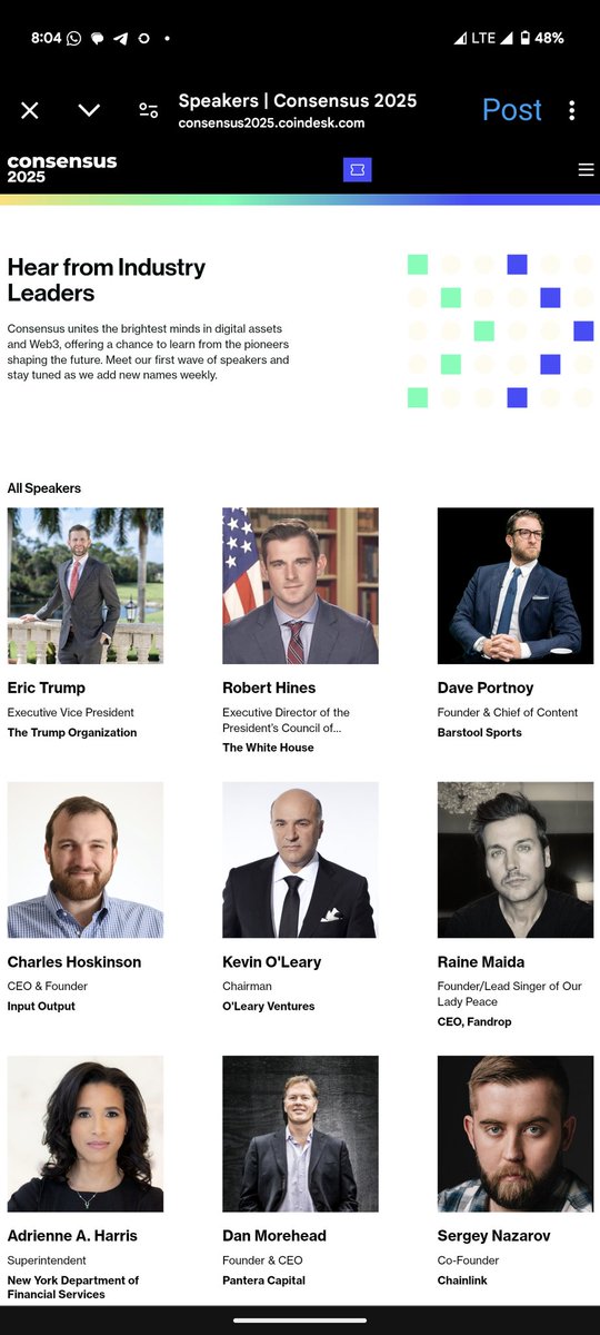 Woody Lightyear 𝛑 (@woodylightyearx) on Twitter photo 🚨 BREAKING: $Pi Founder & Head of Technology, Nicolas Kokkalis <a href="/nkokkalis/">Nicolas Kokkalis</a>, will be speaking alongside President Trump's son—Eric Trump, the Executive Director of the President’s Council of Advisors for Digital Assets at the White House—Robert Hines, and other industry leaders 🚨 BREAKING: $Pi Founder & Head of Technology, Nicolas Kokkalis <a href="/nkokkalis/">Nicolas Kokkalis</a>, will be speaking alongside President Trump's son—Eric Trump, the Executive Director of the President’s Council of Advisors for Digital Assets at the White House—Robert Hines, and other industry leaders