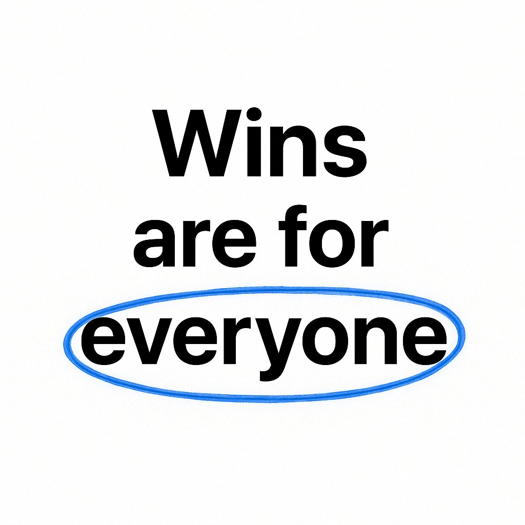 You don't need permission to win.