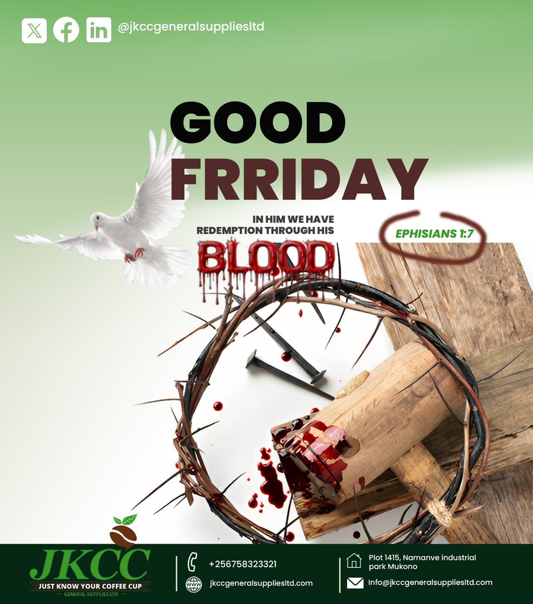 Have a blessed Good Friday. May the darkest night and sun shine on all of today. #GoodFriday #HappyEaster #holiday #HolyWeek2025 #CoffeeLovers #farmers #Coffee