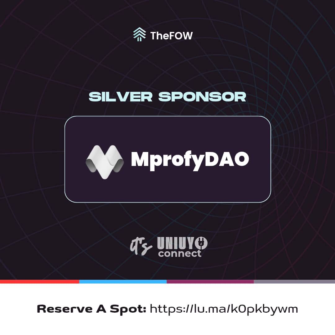 BlinkyDigitalz's tweet photo. We are excited to announce MprofyDAO as a Silver Sponsor for UNIUYO CONNECT
Mprofy is revolutionizing how people connect in the Web3 era. MprofyDAO is the largest people infrastructure on chain.
The revolution is here
Reserve your seat: https://t.co/EXg34Bgr7L
#Mprofy #Web3 FOW https://t.co/kWuGE5PC5G