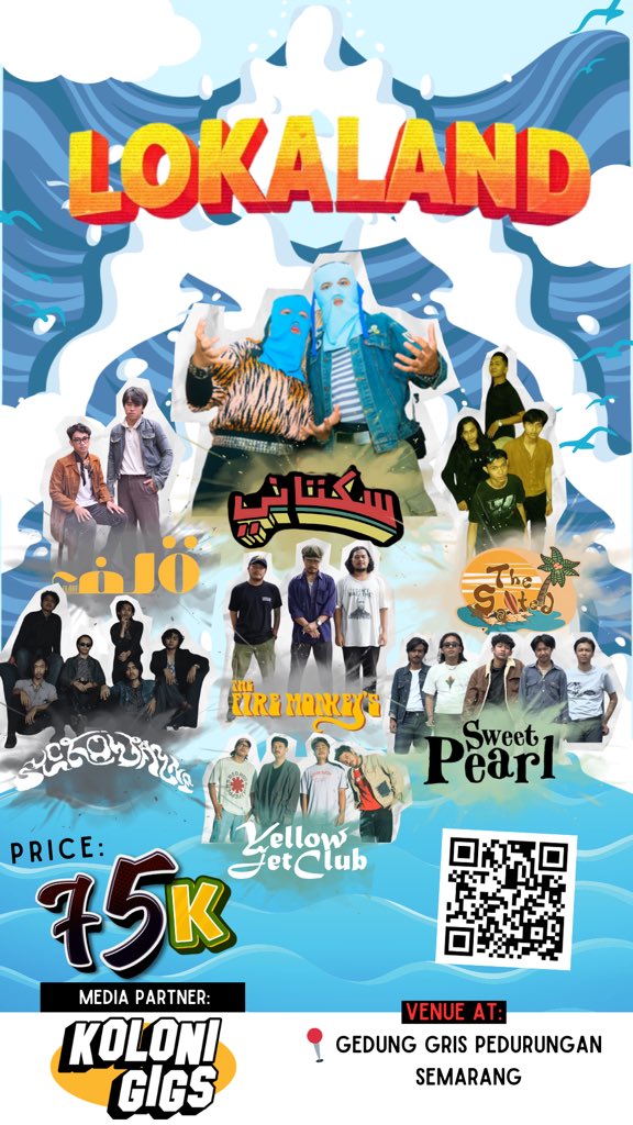 kolonigigs_'s tweet photo. BREAKING NEWS🚨

Band lokaland Semarang bakal berkumpul perform bersama Sukatani🌾
Jangan sampe kelewatan, bawa temen, bawa uang jajan, dan siapin tenaga buat jingkrak! bakal ada band @sychowayne @sweetpearl4eva, Yellow jet Club, Sukatani, The Fire Monkeys, Olaaf, The salted 🤪 

#RESIPROKALUNTUKBANDLOKAL