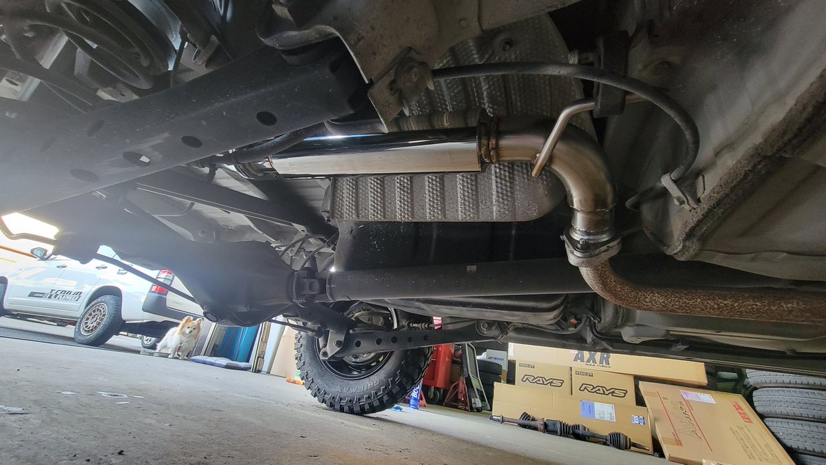 GARAGE T-CRIMB プロボックス用 T-CRIMB ステンレスフロントパイプ