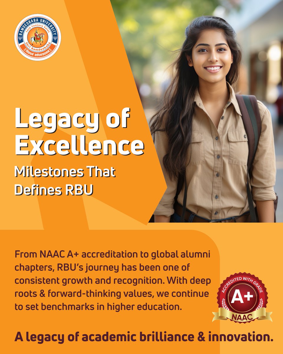 RBU stands tall on a legacy of excellence — from NAAC A+ accreditation to producing globally respected alumni. With a focus on growth, values, and innovation, we redefine academic success. Be part of a journey that shapes futures and builds leaders.
