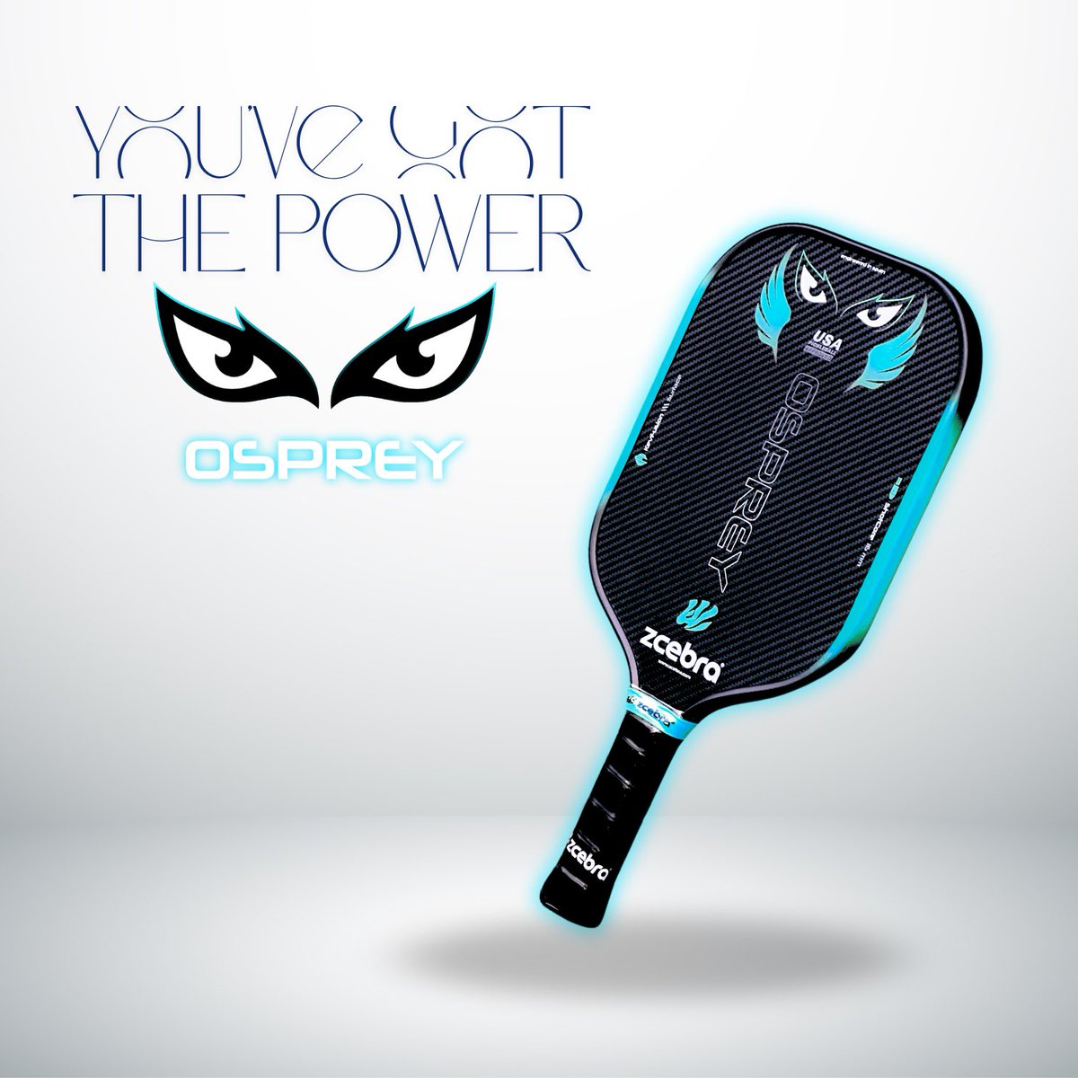 Zcebra_pb's tweet photo. New Zcebra Osprey. A combination never seen in the pickleball industry:

✅ Kevfusion Surface: Aramid carbon surface 
✅ ShotCore
✅ Deep+ Foam 
✅ Flex Foam
✅ Honey+ PP
✅ 16 mm
✅ Elongated 
✅ Usap Approved 

We give you the best. The rest is up to you… ⚡️🚀

#zcebraosprey https://t.co/dxd32FSiHG