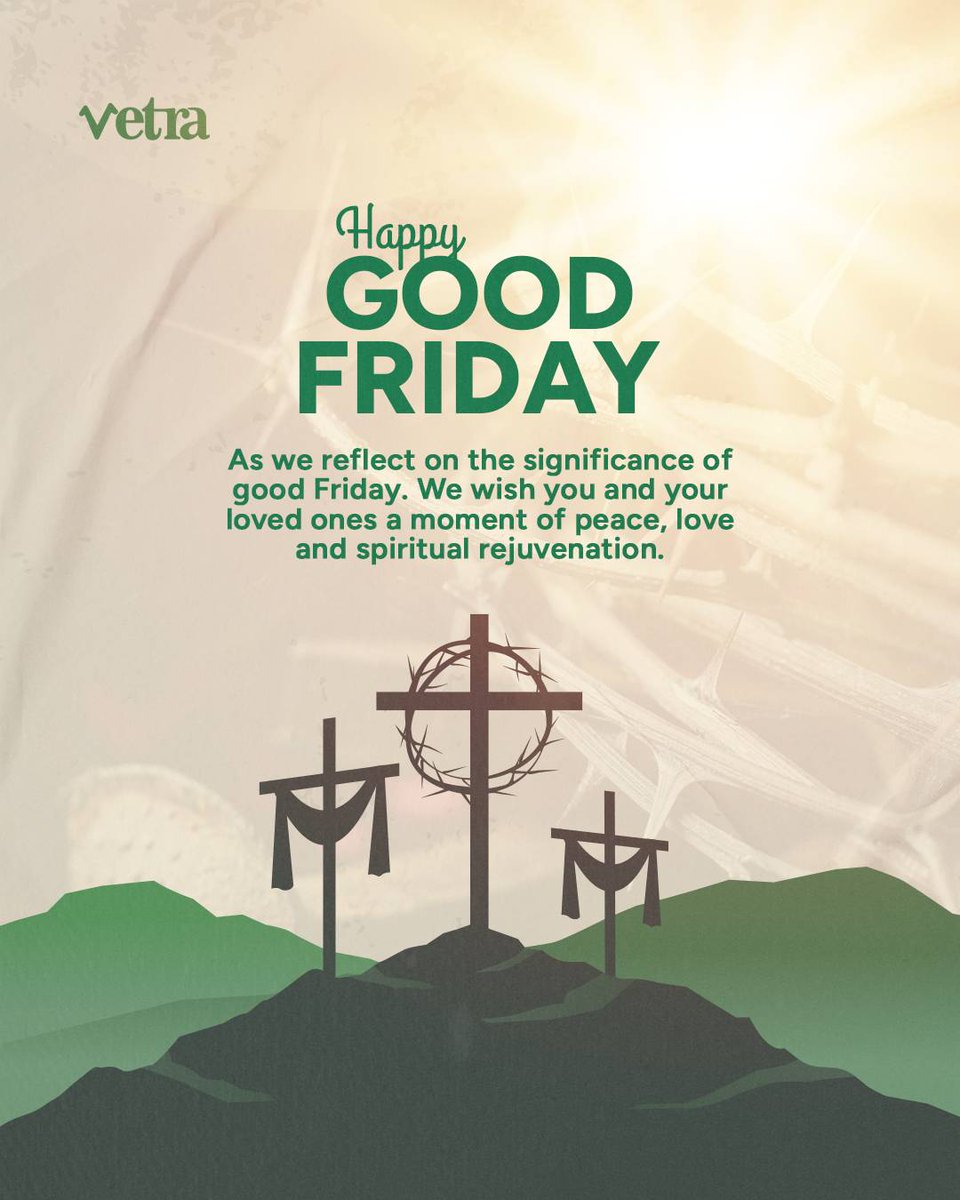 Good Friday reminds us that even in stillness, there’s purpose.

Wishing you a day of reflection and calm. ❤️