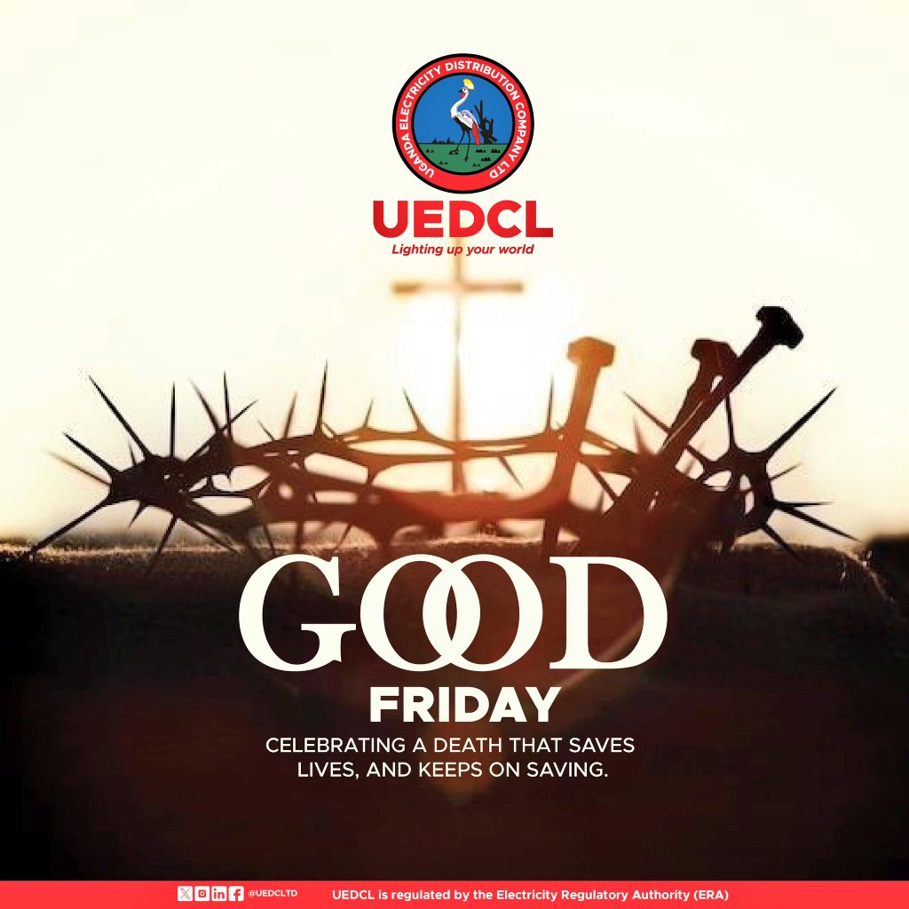 UEDCLSpox's tweet image. #UEDCLSpoxUpdate: He lost his life, to save mine and yours! A good Friday to all Ugandans.
@UEDCLMD @UEDCLTD @nankizaaki
#TheBigSwitch
#LightingUpYourWorld
