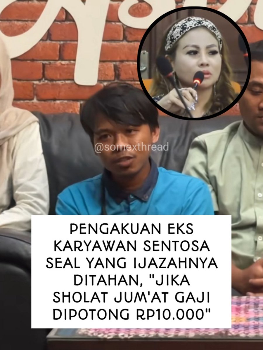Aduan dari mantan karyawan sentosa seal, ijazah yang ditahan harus ditebus 2 juta🥺🥺

sholat jum'at pun gajinya dipotong, beribadah aja masih dipersulit woiii😭👊