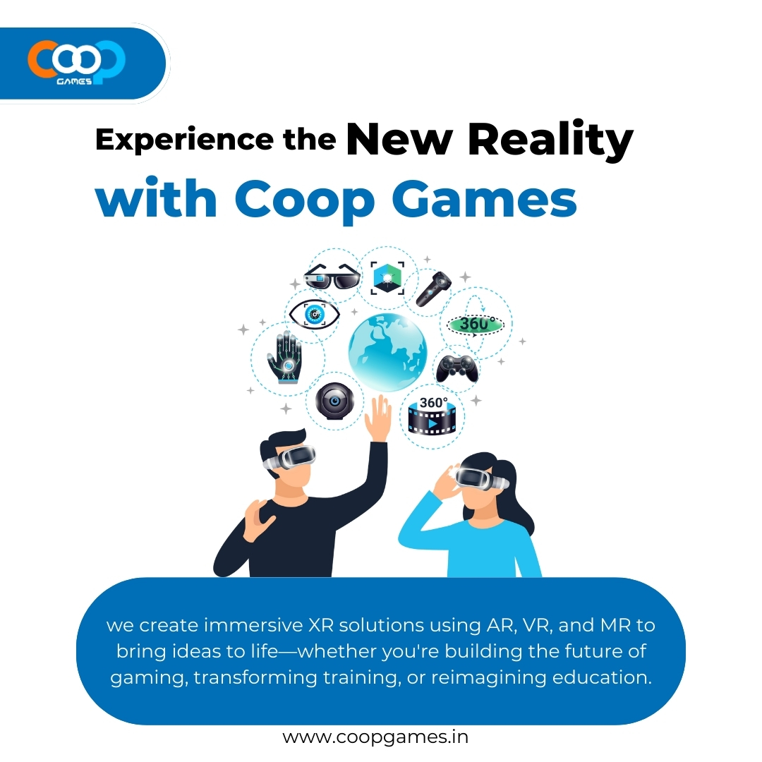 CoopGames_Dev's tweet image. Step into the future with Virtual Reality! 🌐 From immersive training to next-level gaming, VR is transforming how we learn, play, and connect. 🚀 
TO know more : coopgames.in
#VirtualReality #VRApps #ImmersiveTech #FutureIsNow #XRInnovation