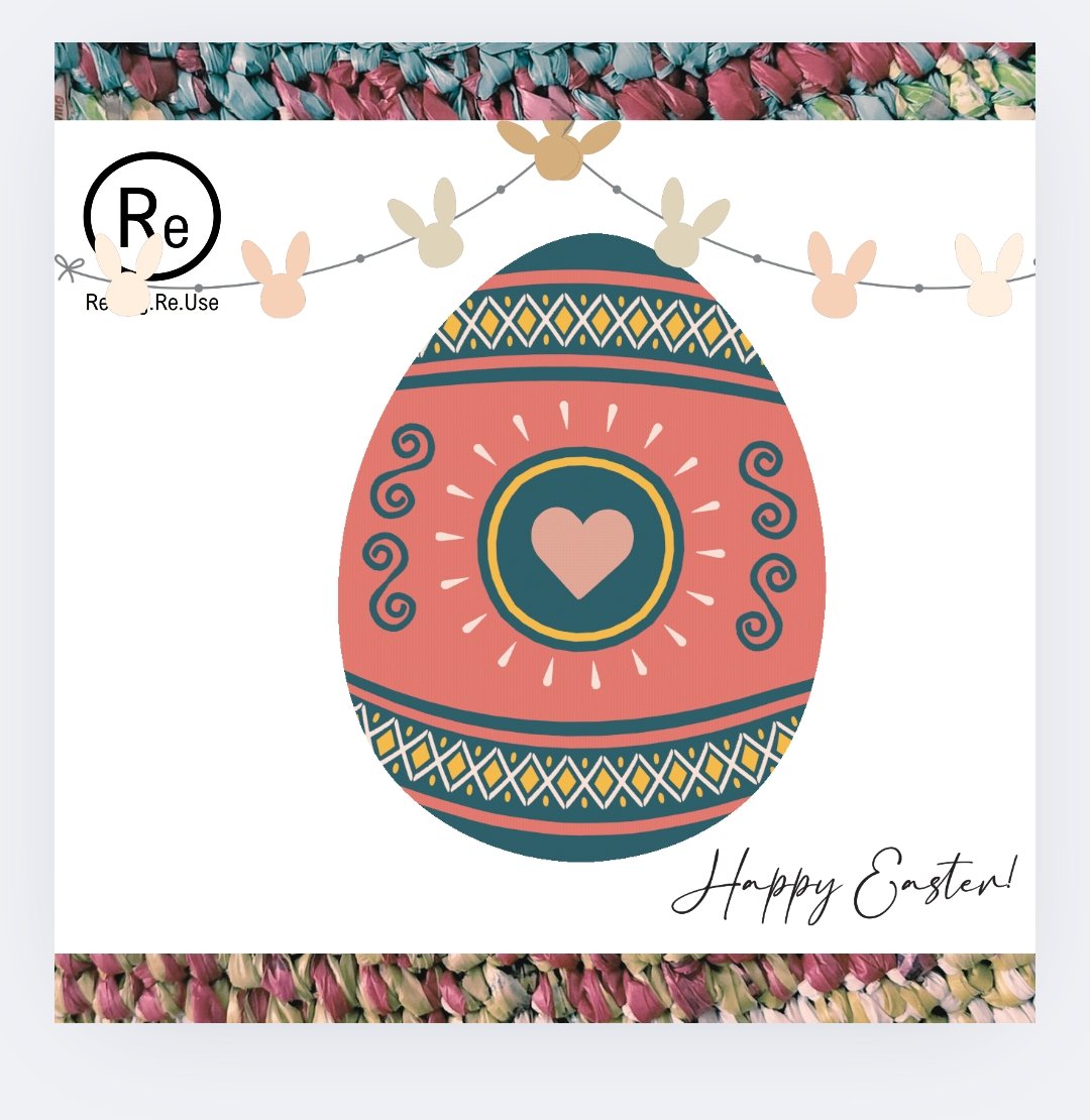 Wishing you an Easter filled with hope and renewal.

The ReBagReUse Team
🧶🤗🧶

#HappyEaster 
#rebagreuse