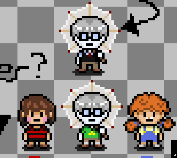 Barny's tweet image. about a month ago i got so irritated with seeing ai slop on my feed that i started learning to draw lmao im mostly focusing on pixel art but i wanted to share some stuff :3
