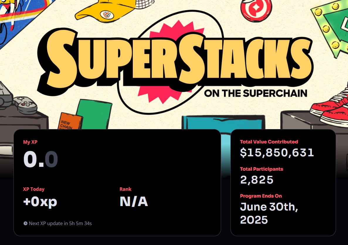 zyj_lepiej's tweet photo. Nowe miejsce do farmienia punktów na #Superchain - Superstacks. Kampania potrwa do 30 czerwca
👉 https://t.co/vToI5Oygsm
Za każdego dolara wrzuconego do puli płynności otrzymujemy 10 XP, szczegóły w komentarzach
W ciemno można założyć że uczestnictwo tutaj może być kluczowe przy warunkach airdropa #6 od Optimism, ale ja osobiście odpuszczam
Po pierwsze narażamy się na nietrwałą stratę w pulach a po drugie największe benefity z takich kampanii "na płynność" zawsze idą do wielorybów a szaraczkom zostają ochłapy
Ktoś z Was może się jednak zdecyduje?
#kryptowaluty #optimism #krypto