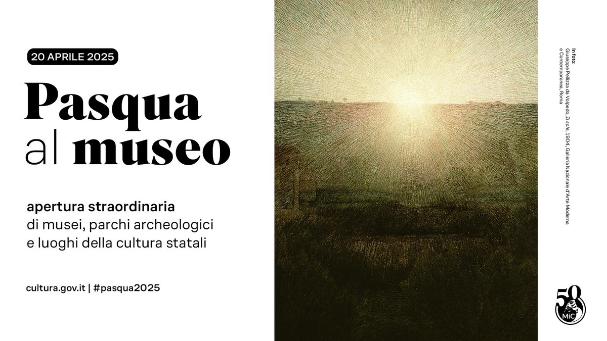 Festività di Pasqua, Anniversario della Liberazione e Festa del Lavoro: orari musei e luoghi della cultura della DRMN Campania museicampania.cultura.gov.it/festivita-di-p… 
<a href="/museitaliani/">museitaliani</a> <a href="/MiC_Italia/">Ministero della Cultura</a> <a href="/Campaniartecard/">Campania Artecard</a> @inCampania