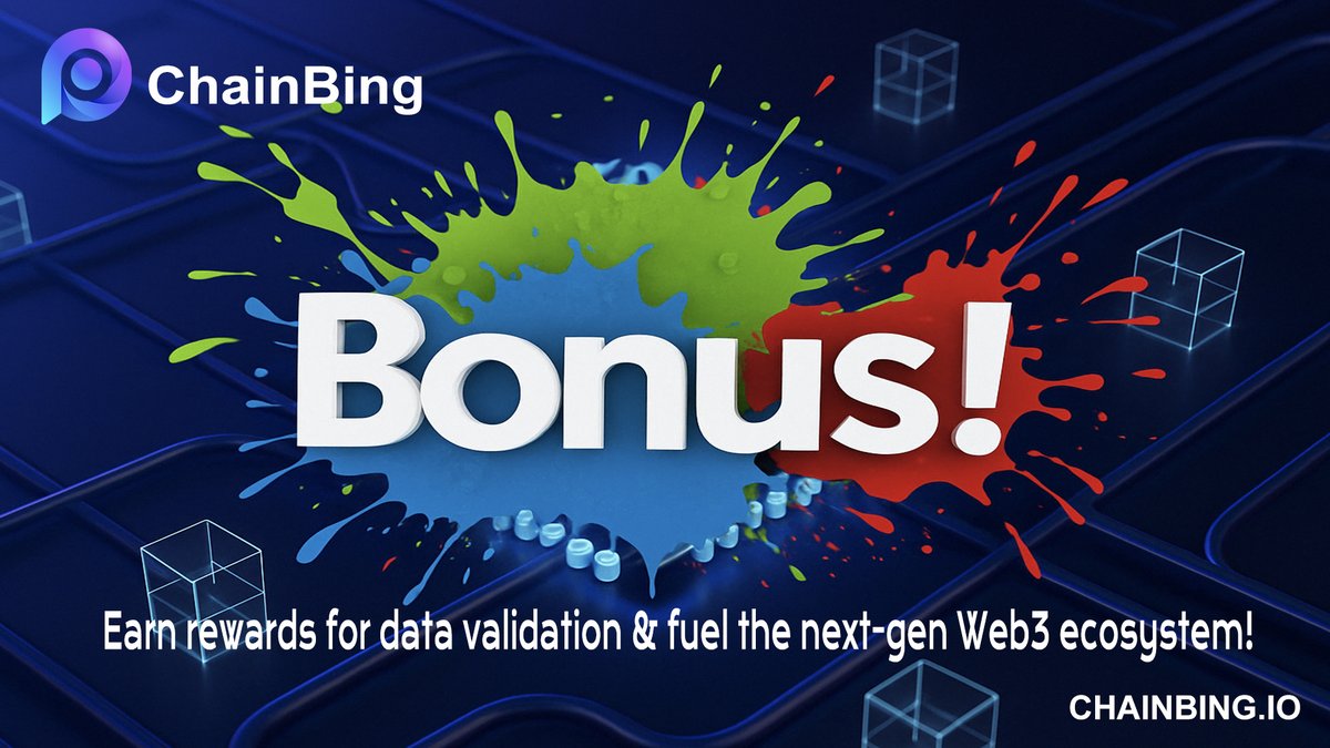 🔎 Fast, Reliable &amp; Rewarding Blockchain Data!

🚀 #Chainbing indexes, analyzes &amp; shares blockchain data with unmatched accuracy!

💡 Earn rewards for data validation &amp; fuel the next-gen Web3 ecosystem! 💰 $CBG