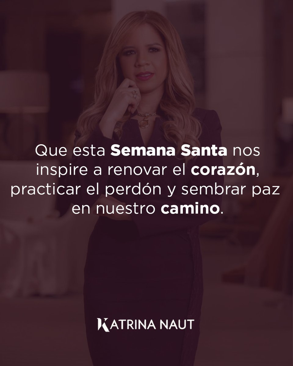 Que esta Semana Santa 🕊️ nos inspire a renovar el corazón 💛, abrazar el perdón 🤝 y sembrar paz 🌿 en cada paso que damos.