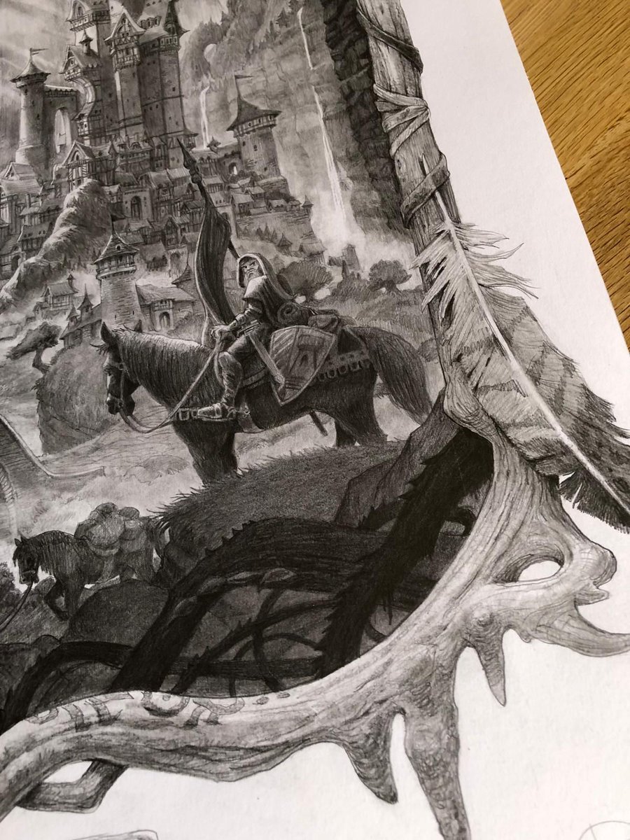 NicolasWeis's tweet image. Super excited to show a little bit of the exclusive original illustration I've been working on with @iamagco and @caurette_editions.
Original Artwork available May 3rd through the IAMAG Art Collector website *for 72 hours only* (Link in Bio)
#original #drawing #pencil #fantasy