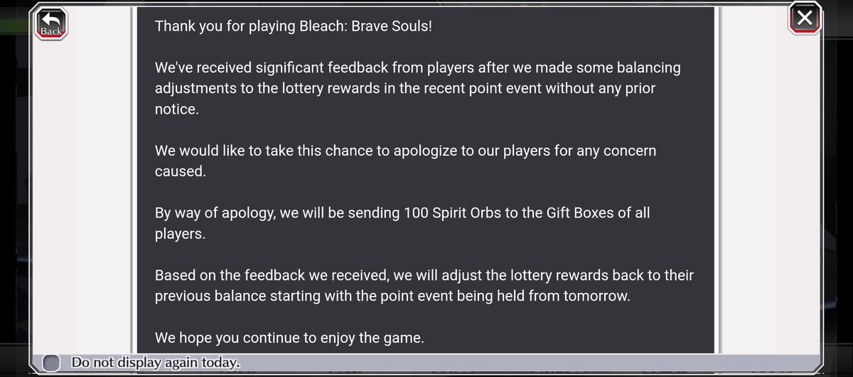 BBSWorldChamp's tweet image. POINT EVENT IS BEING FIXED TOMORROW + 100 ORB COMPENSATION!