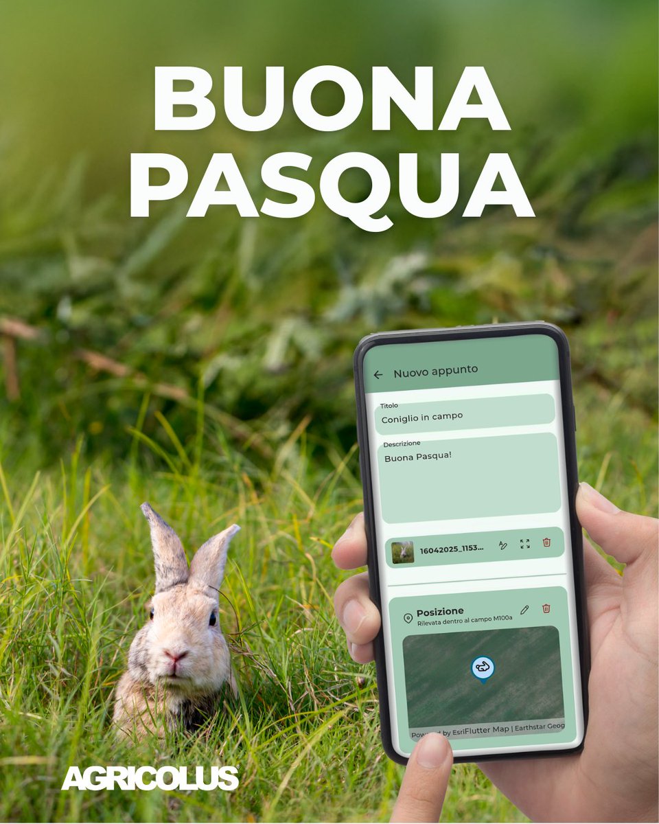 🕊️ Buona Pasqua da tutta la squadra di Agricolus!

#Agricolus #agtech #aziendaagricola #Pasqua #Pasqua2025
