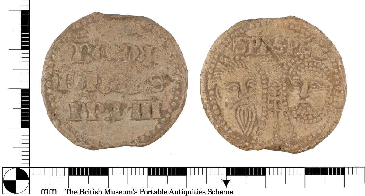 YORYM_FLO's tweet image. Construction of St. Peter's Basilica began #OTD in AD 1506. St Peter, chief among Jesus's apostles and also the first Bishop of Rome (Pope), is commonly depicted, along with St Paul, on papal bulla issued by the papacy in the medieval period. #FindsFriday finds.org.uk/database/artef…