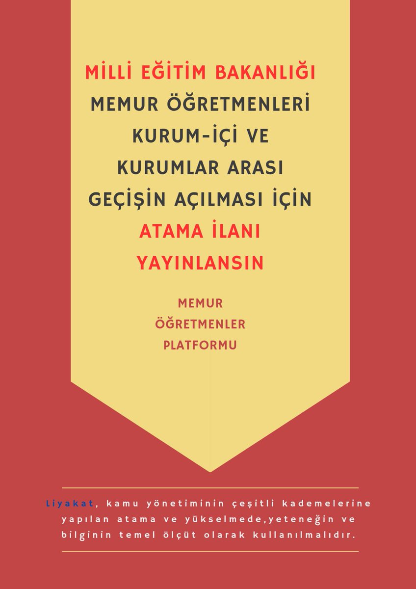 <a href="/OMPlatformu/">MEMUR ÖĞRETMENLER PLATFORMU</a> <a href="/talatyavuz29/">Talat YAVUZ</a> <a href="/cftcblnt/">Bülent ÇİFTCİ</a> <a href="/CevdetVural40/">Cevdet Vural</a> <a href="/tcmeb/">Millî Eğitim Bakanlığı</a> Bizleri unutmayınız #memuröğretmenler hakkımızı istiyoruz