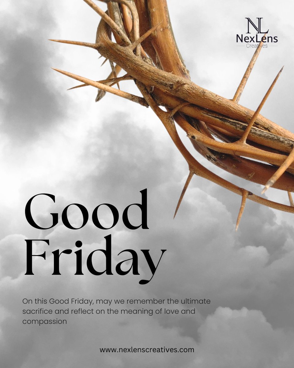 nexlens's tweet photo. Good Friday, also known as Black Friday, Holy Friday, Great Friday, Great and Holy Friday, or Friday of the Passion of the Lord, is a solemn Christian holy day commemorating the crucifixion of Jesus and his death at Calvary. https://t.co/k84LDQcjvH