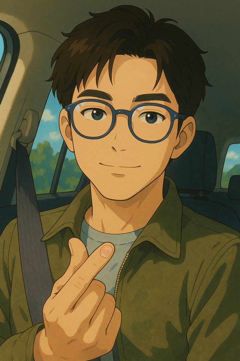 最近流行っているジブリスタジオスタイル。 幼く変わって気持ちいい^^