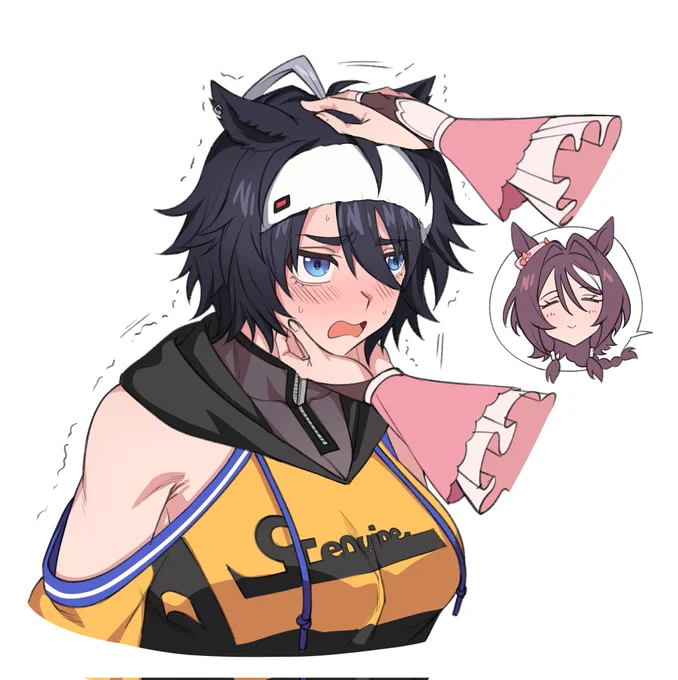 実は、大型犬の適性も隠されていてほしい。#オリジナルウマ娘 