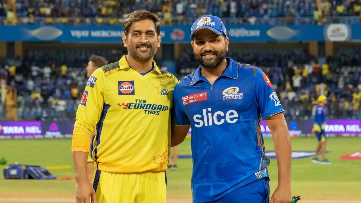 CricCrazyJohns's tweet photo. Rohit Sharma said "Dhoni captained so long, won so many matches, won so many Trophies - you can't relax when you're playing against him. Dhoni is not someone who will let the game drift away from him easily so you have to be on your toes for the whole game, don't be relaxed". [Star Sports]