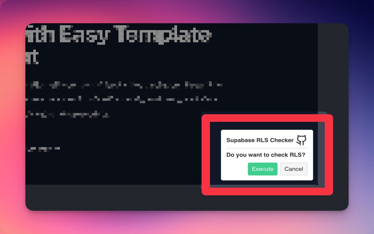labelmake's tweet image. 個人開発のサービスからここ数ヶ月で5件、延べ1万件近い個人情報漏洩を発見/報告してきて、規則性を見つけたのでそれをベースにSupabase RLS CheckerというChrome拡張機能をつくった。  

*ツール自体、法律的にグレーなのでストアで一般公開するかは考え中ですが、コードは公開している -&amp;gt;…
