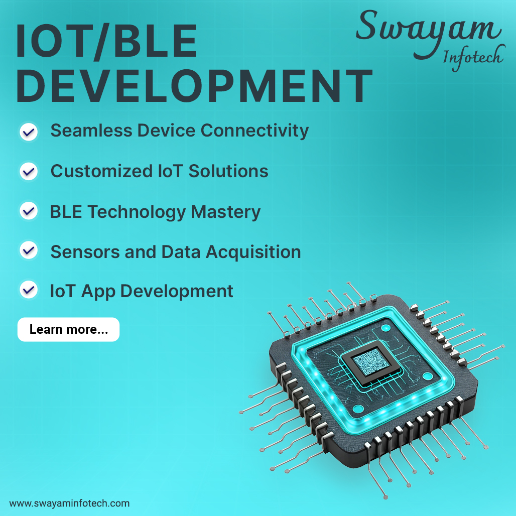 swayaminfotech's tweet image. Our expertise ensures reliable, scalable, and secure implementations 🔒, bringing your vision to life in the rapidly evolving landscape of Iot and Bluetooth Low Energy (BLE) 📡. 
.
Visit: swayaminfotech.com/.../iot-develo…
.
#IoTDevelopment #BLETechnology #SmartDevices #ConnectedWorld