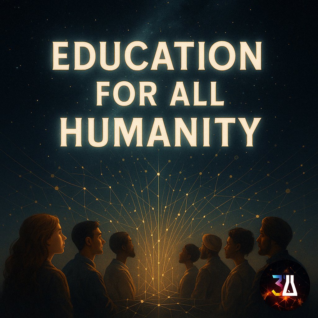 Edu3Labs's tweet photo. Education is not a privilege; it is a universal right.

We are working for this right.

With #Edu3Labs, knowledge should reach every corner of the world.

Education for All Humanity. https://t.co/mMbc5kaYHm