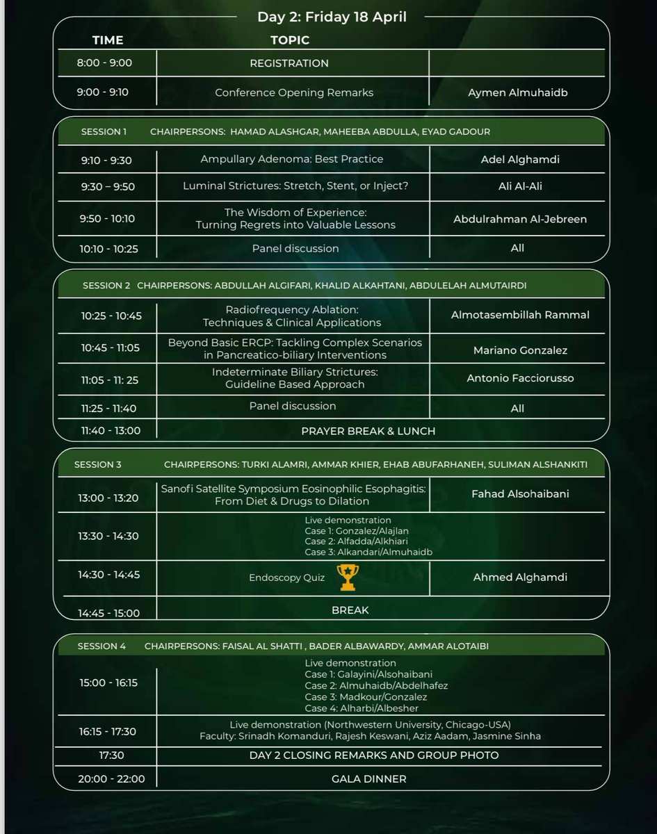 Thrilled to kick off Day 2 of #Saudi_Endoscopy_Days—looking forward to another day of insightful sessions and innovation!