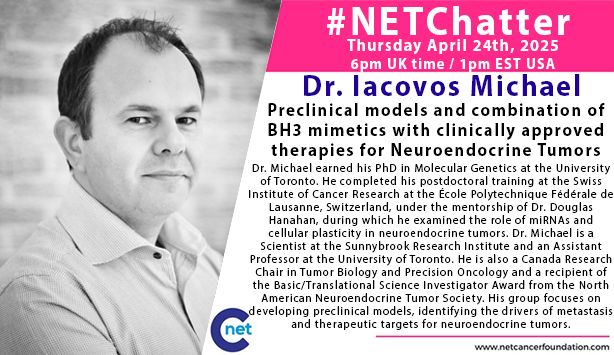 NET CANCER FOUNDATION (@netcancerfound) on Twitter photo Not long to go until this month's NETChatter on Thursday 24th April at 6pm UK / 1pm EST. DM us for the link to join. All welcome. <a href="/IacovosMichael/">iacovos michael 🇨🇦</a> <a href="/NANETS1/">NANETS</a> <a href="/PheoPara/">Pheo Para Alliance</a> <a href="/CarcinoidNETs/">CarcinoidCancer CCF</a> <a href="/NCFCancer/">Neuroendocrine Cancer Foundation</a> <a href="/CureNETs/">NET Research Foundation</a> <a href="/netcanceraware/">NCAN</a> <a href="/netcancerday/">NET Cancer Day</a> #Collaboration #patients1st #ZebraStrong Not long to go until this month's NETChatter on Thursday 24th April at 6pm UK / 1pm EST. DM us for the link to join. All welcome. <a href="/IacovosMichael/">iacovos michael 🇨🇦</a> <a href="/NANETS1/">NANETS</a> <a href="/PheoPara/">Pheo Para Alliance</a> <a href="/CarcinoidNETs/">CarcinoidCancer CCF</a> <a href="/NCFCancer/">Neuroendocrine Cancer Foundation</a> <a href="/CureNETs/">NET Research Foundation</a> <a href="/netcanceraware/">NCAN</a> <a href="/netcancerday/">NET Cancer Day</a> #Collaboration #patients1st #ZebraStrong
