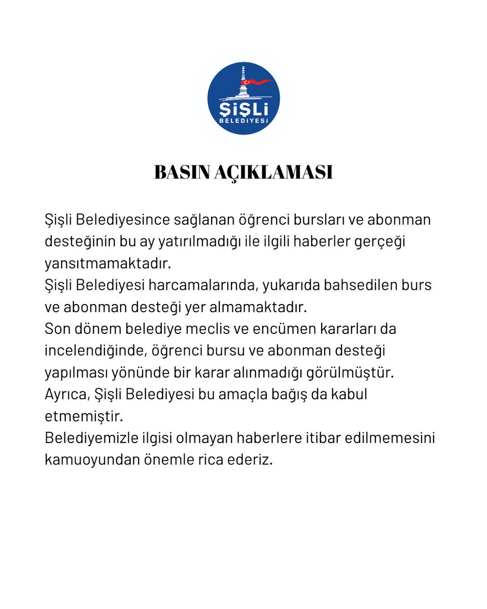 Şişli Belediyesi (@sislibelediyesi) on Twitter photo 