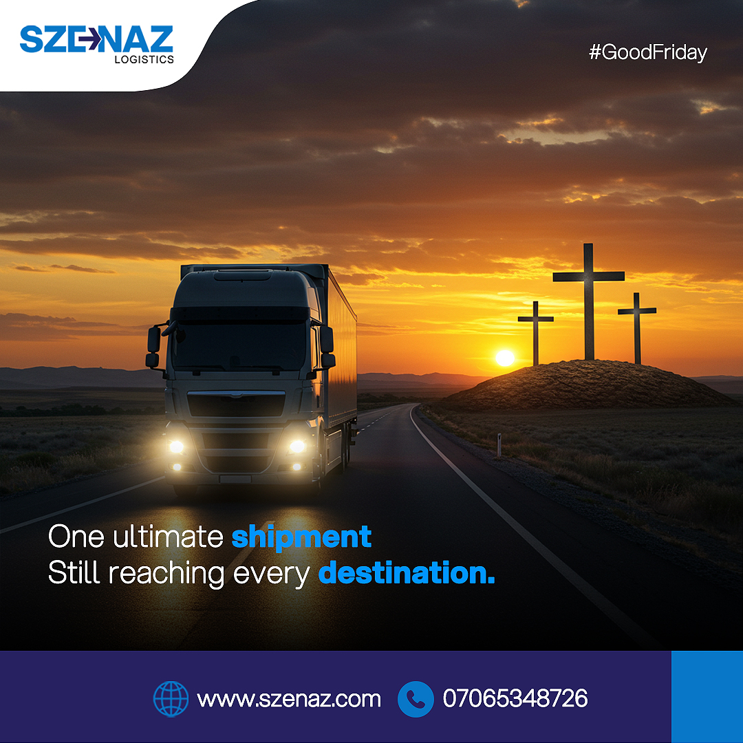 szenaz's tweet photo. Today takes us back to the one delivery that met all men. 

Rough route, heavy package, but a smooth delivery regardless.

Happy Good Friday!

#SzenazLogistics #GoodFriday https://t.co/ruqy3cJ7U5