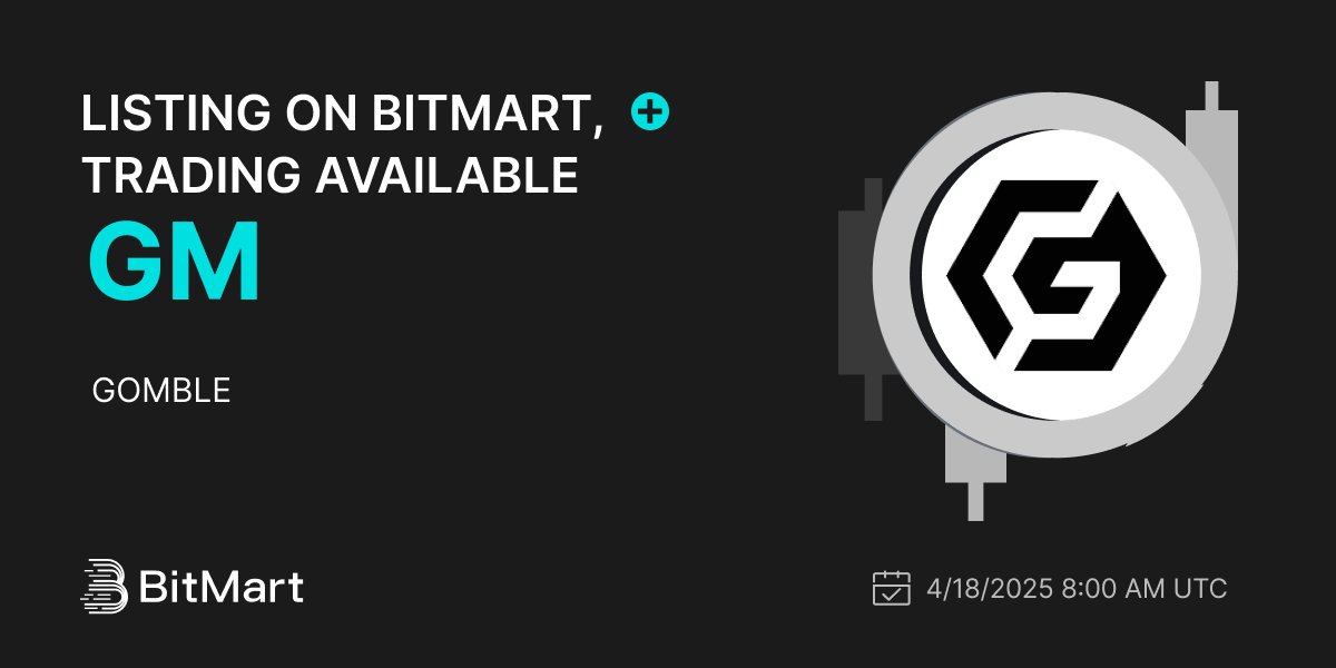 BitMart (@bitmartexchange) on Twitter photo #BitMart will list GOMBLE(GM) <a href="/gomblegames/">Gomble Games</a> 🔥
GOMBLE launched as the Web3 division of 111%, a top-tier mobile gaming studio with a portfolio of over 300 successful titles. As the bridge between traditional mobile gaming and blockchain technology, GOMBLE transforms the gaming #BitMart will list GOMBLE(GM) <a href="/gomblegames/">Gomble Games</a> 🔥
GOMBLE launched as the Web3 division of 111%, a top-tier mobile gaming studio with a portfolio of over 300 successful titles. As the bridge between traditional mobile gaming and blockchain technology, GOMBLE transforms the gaming