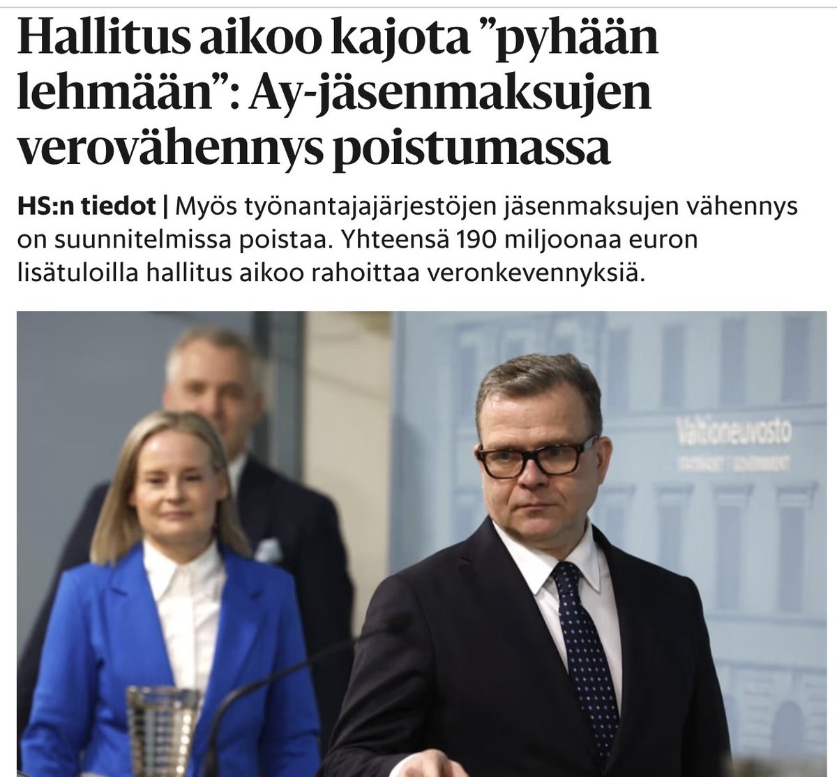 Tässä olisi kauan odotettu uudistus! Työn verotuksen keventäminen ylimääräisiä verotukia poistamalla. Tämä palkansaaja kiittää!
