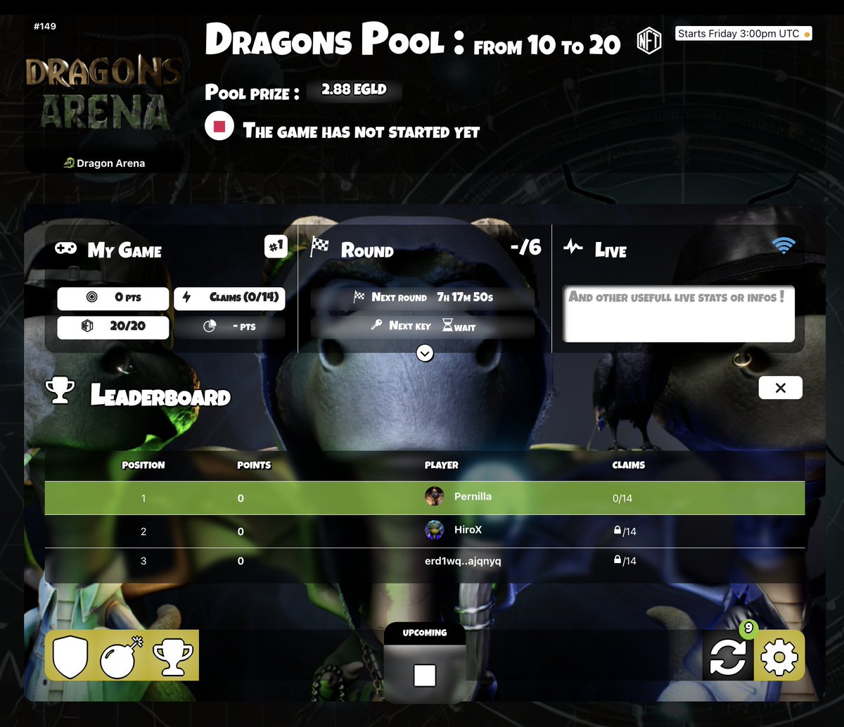 PernillaAmbjor1's tweet photo. FREE TO JOIN 
- If you hold +10 @DragonsArena_io NFTs  in your wallet and wish to join me for 7 days in the @xAntsGame 

Come along - it starts at 17:00 CET (Paris time) today at
https://t.co/FEpewloRsO

Get use of the traits, be strategic, claim and collect points to climb the leaderboard

#MultiversX #CommunityEngagement #NFT #dragonslayersunite