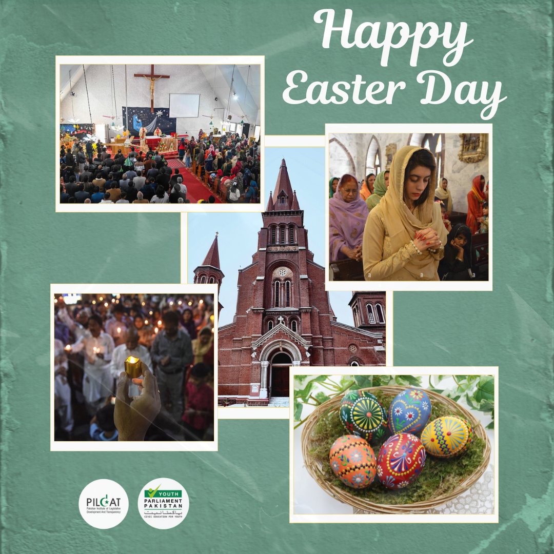 PILDAT &amp; YPP extend heartfelt Easter wishes to all celebrating. May this season of renewal inspire goodwill and strengthen our shared commitment to fostering interfaith harmony and bringing peace to all communities in Pakistan.