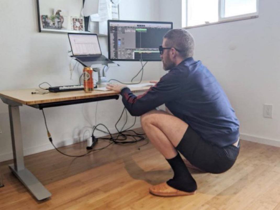Sold my chair to buy the dip. Sitting on pure conviction now