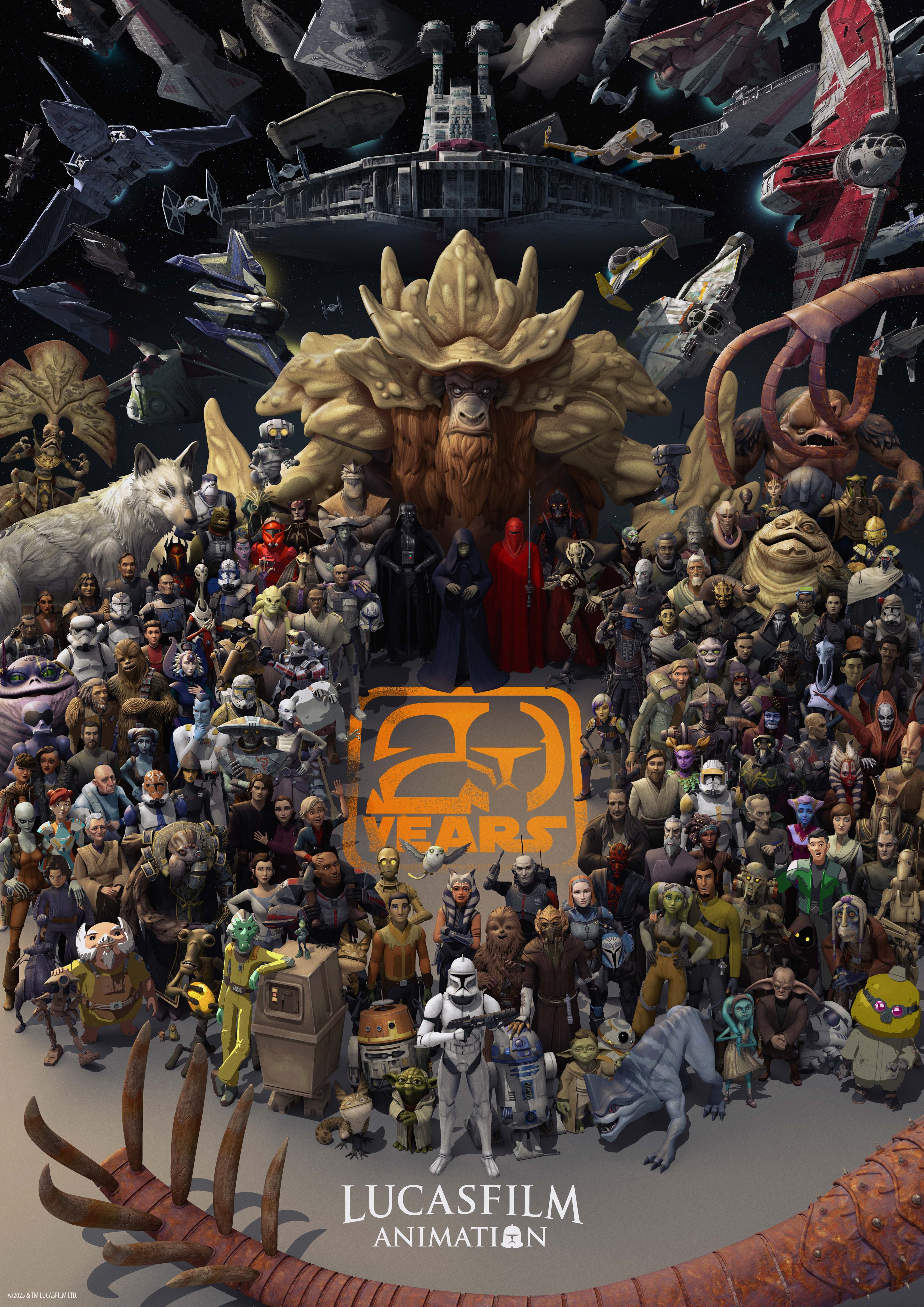 スターウォーズ ルーカスフィルムアニメーション 20周年
