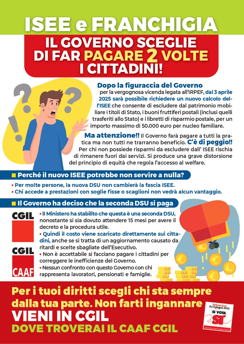 CafCgil's tweet photo. Novità ISEE https://t.co/LgzzYYq09S